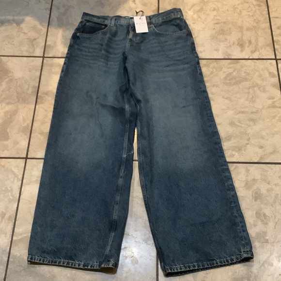 Motel Rocks Relaxed Fit Blue Jeans